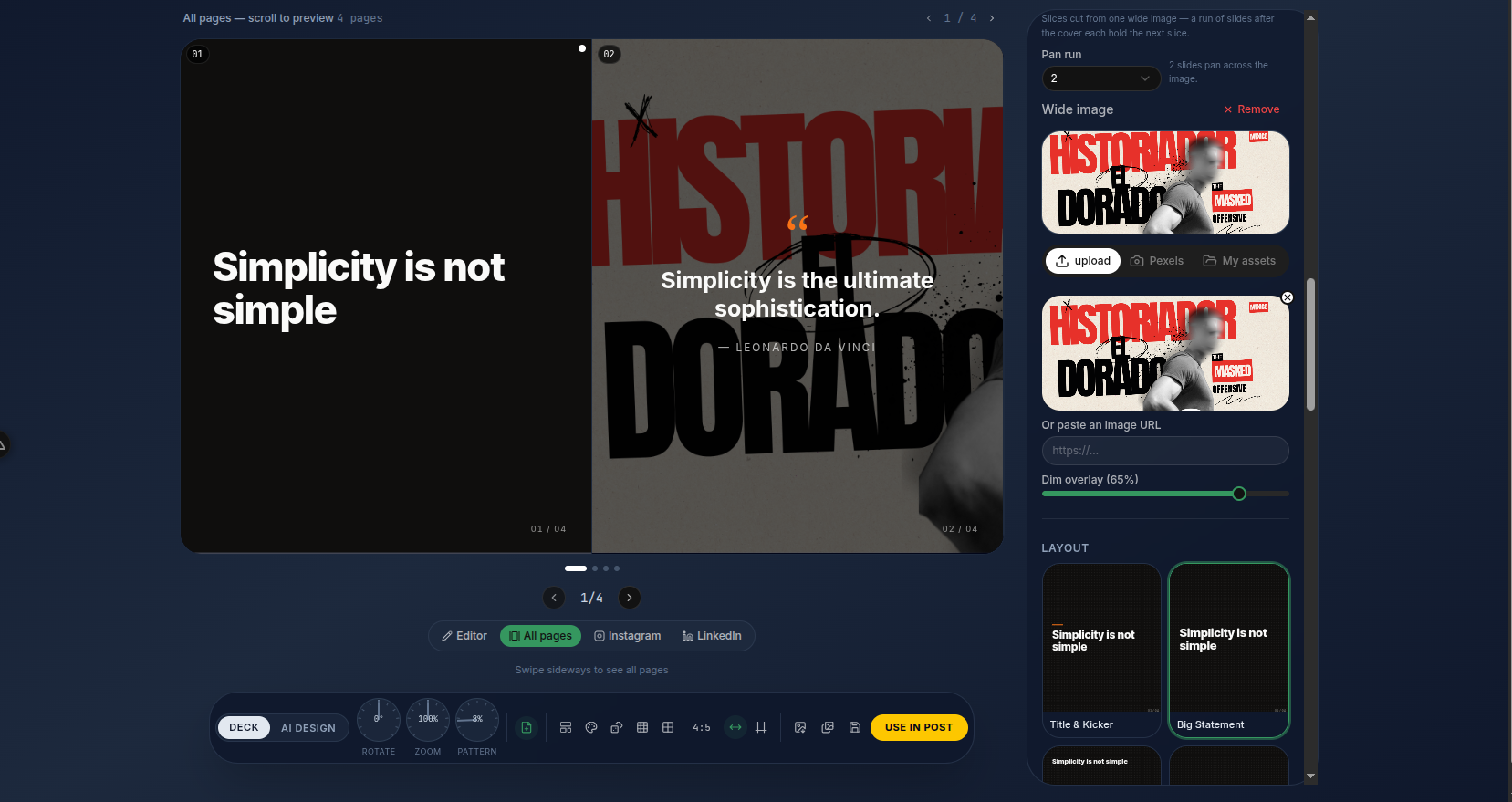 Instagram Carousel Creator