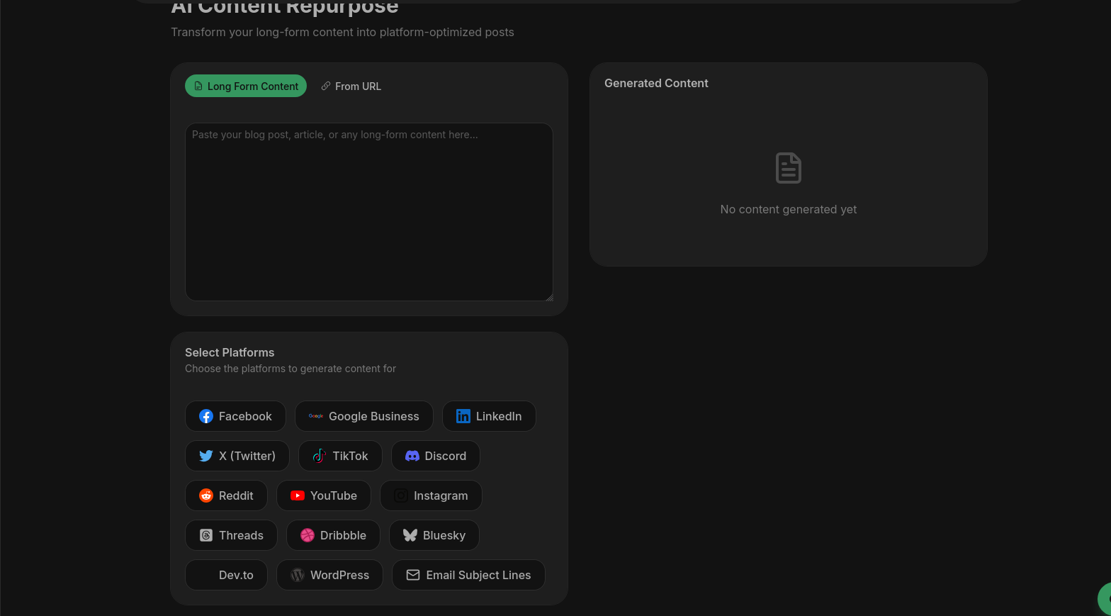 Content Repurpose