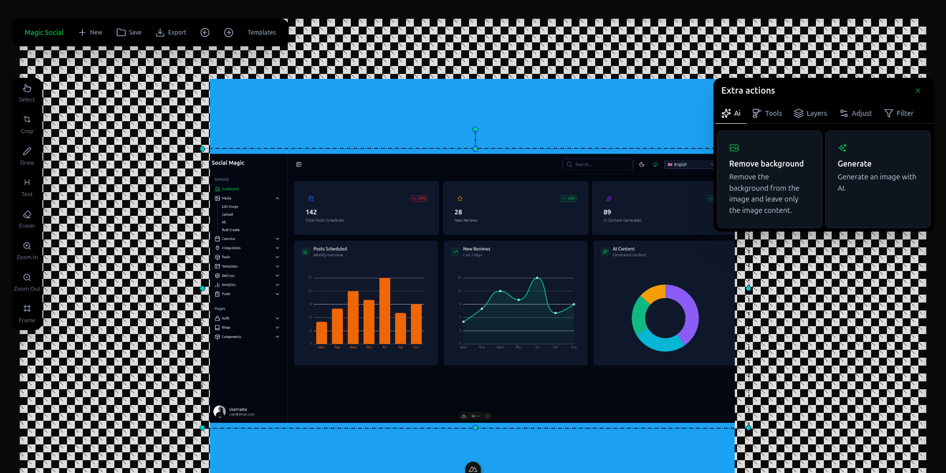 MagicSync advanced image canvas editor