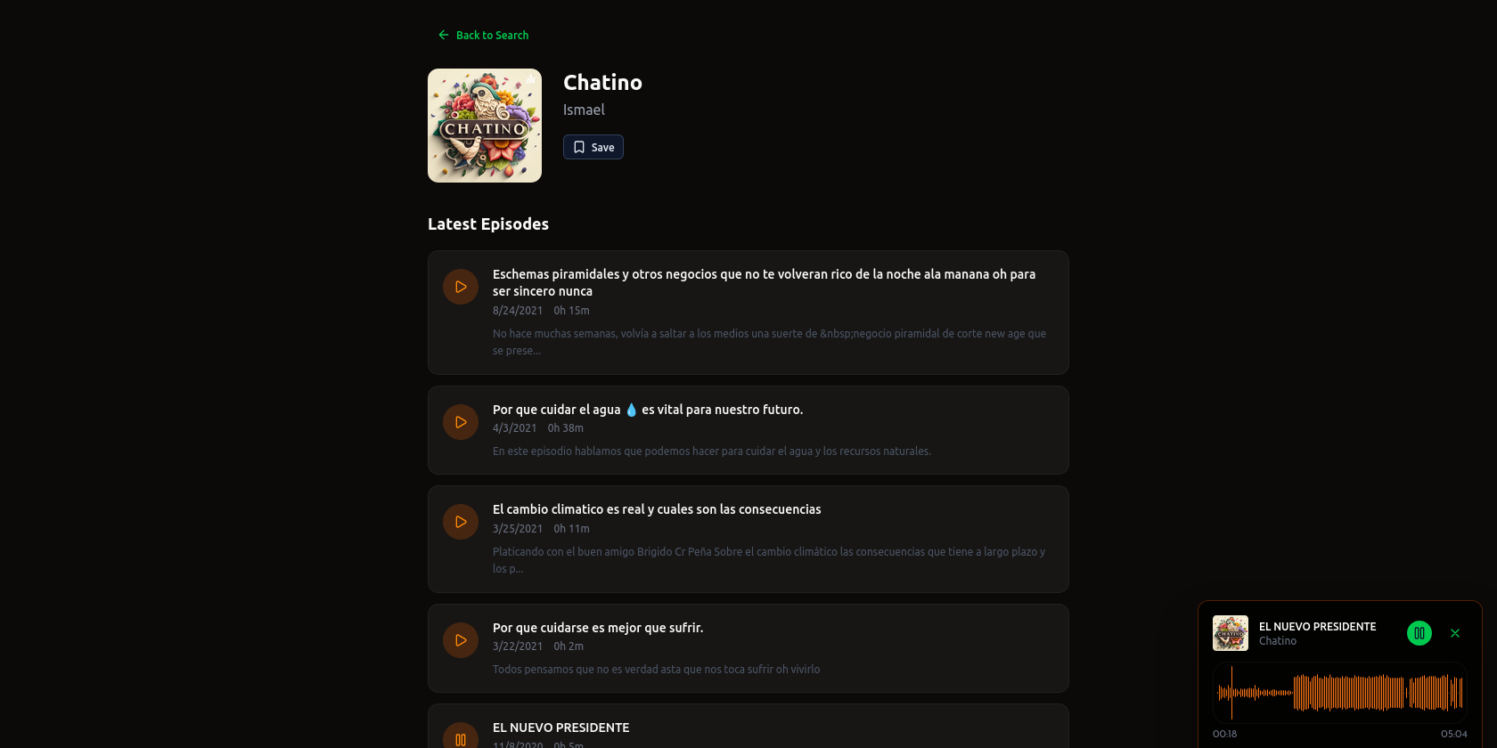 MagicSync free global tech podcast player