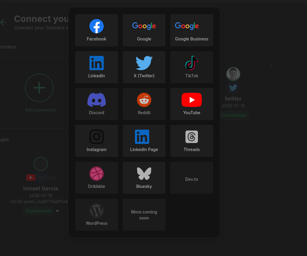 Grouped Social Media Accounts by Business: Agency Management Made Easy